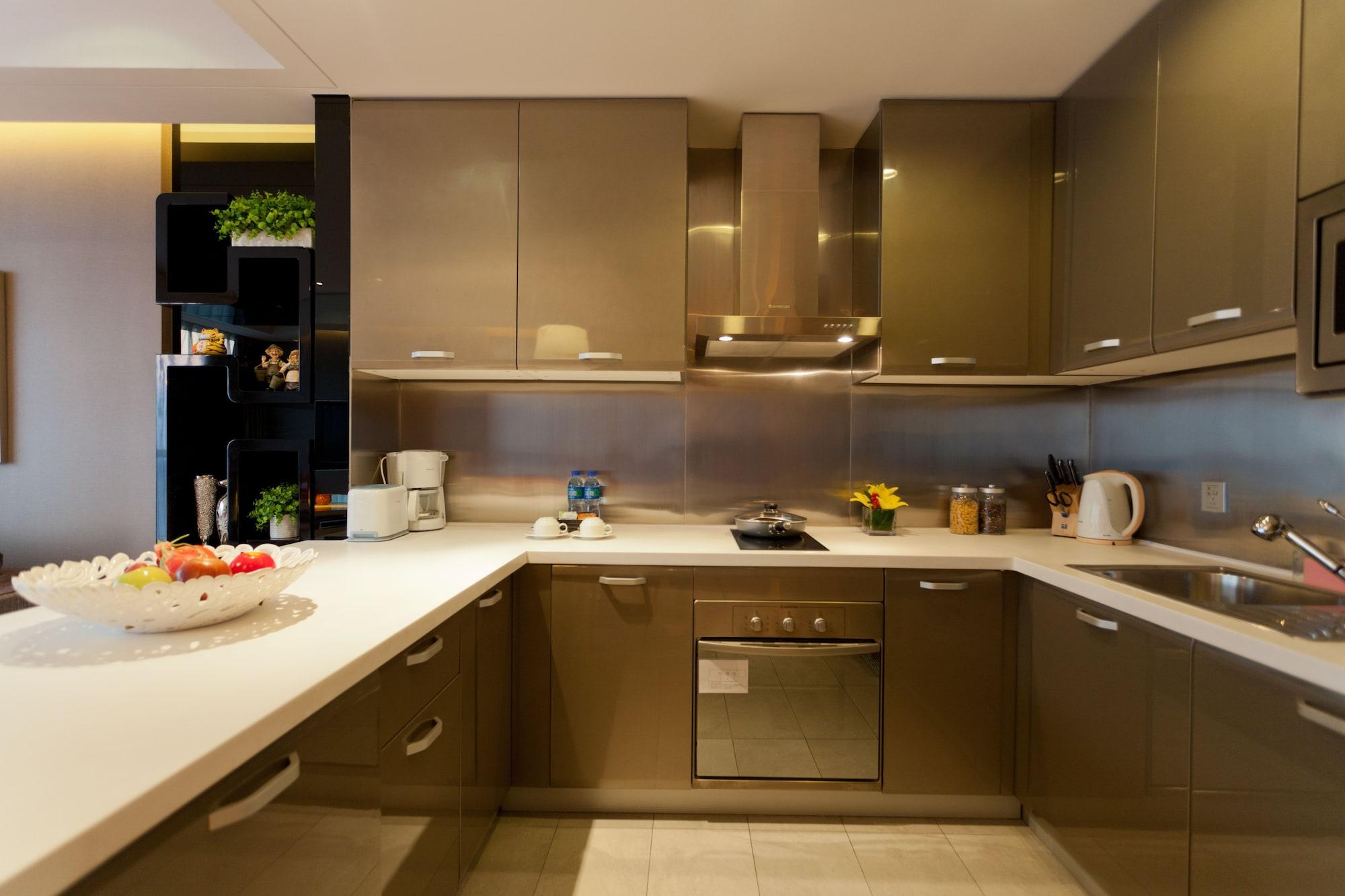 Ascott Raffles City Beijing Bagian luar foto