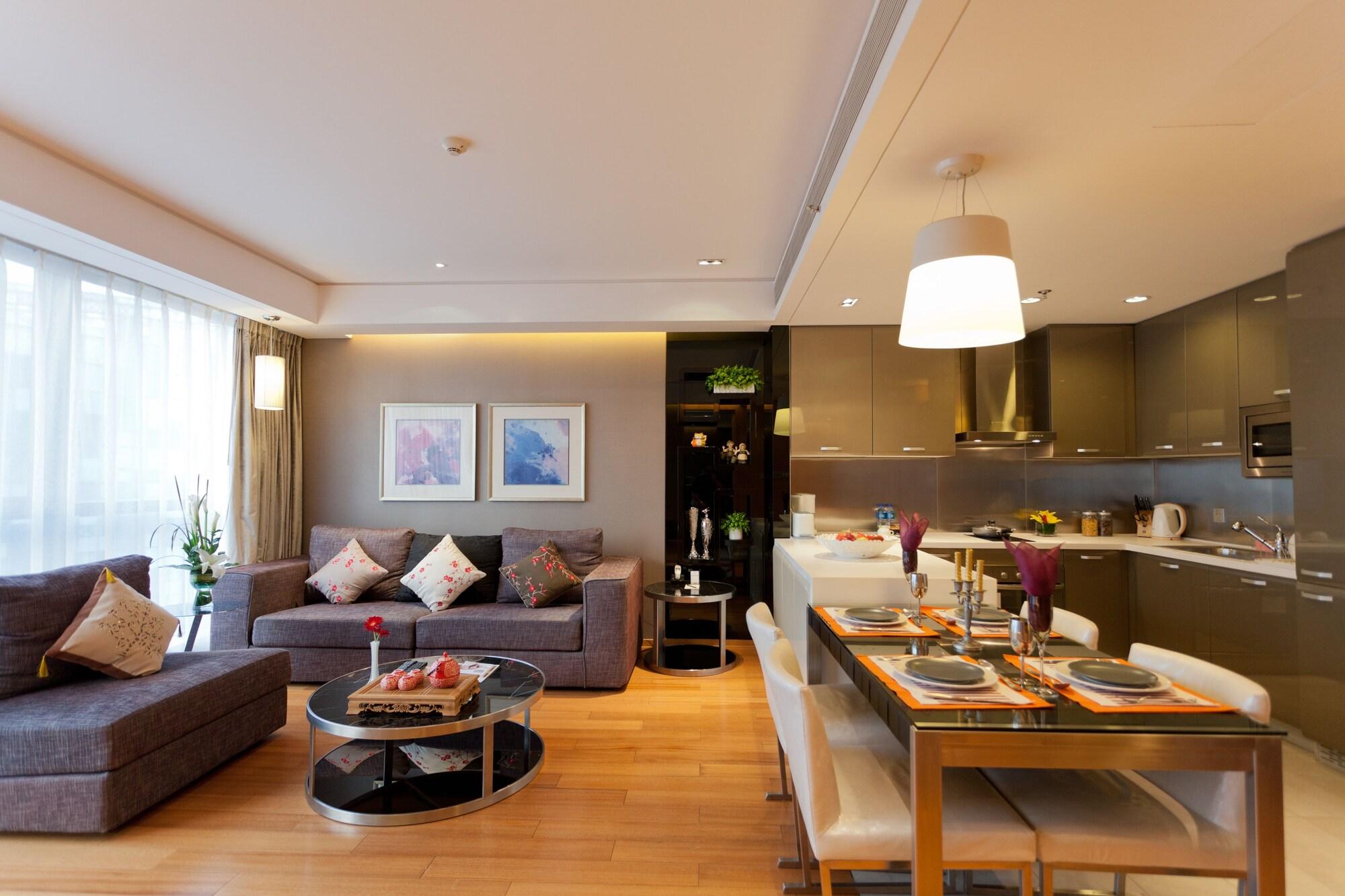 Ascott Raffles City Beijing Bagian luar foto