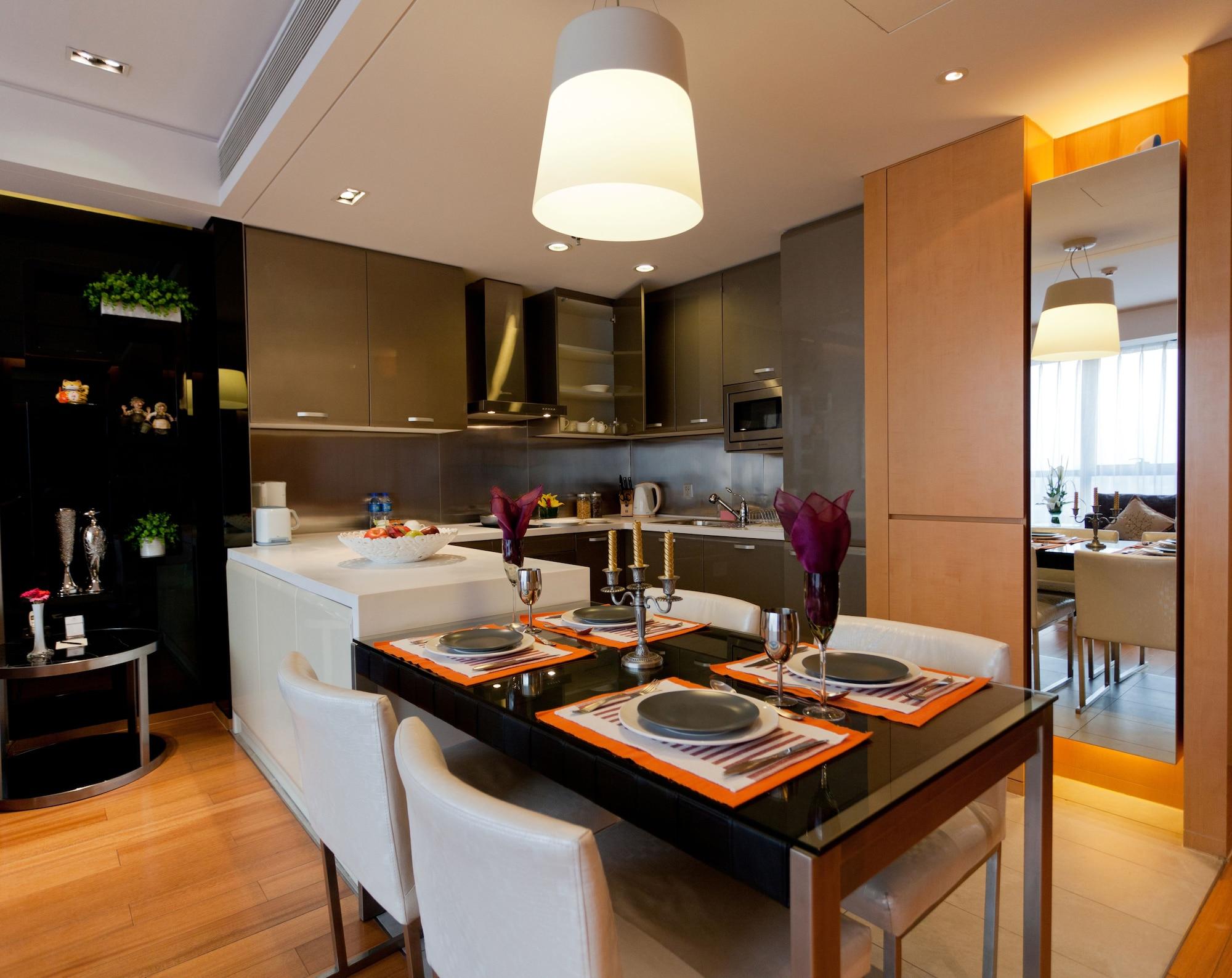 Ascott Raffles City Beijing Apartment Bagian luar foto