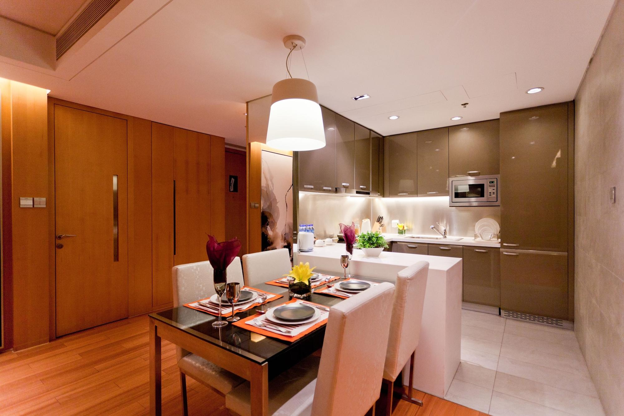 Ascott Raffles City Beijing Bagian luar foto