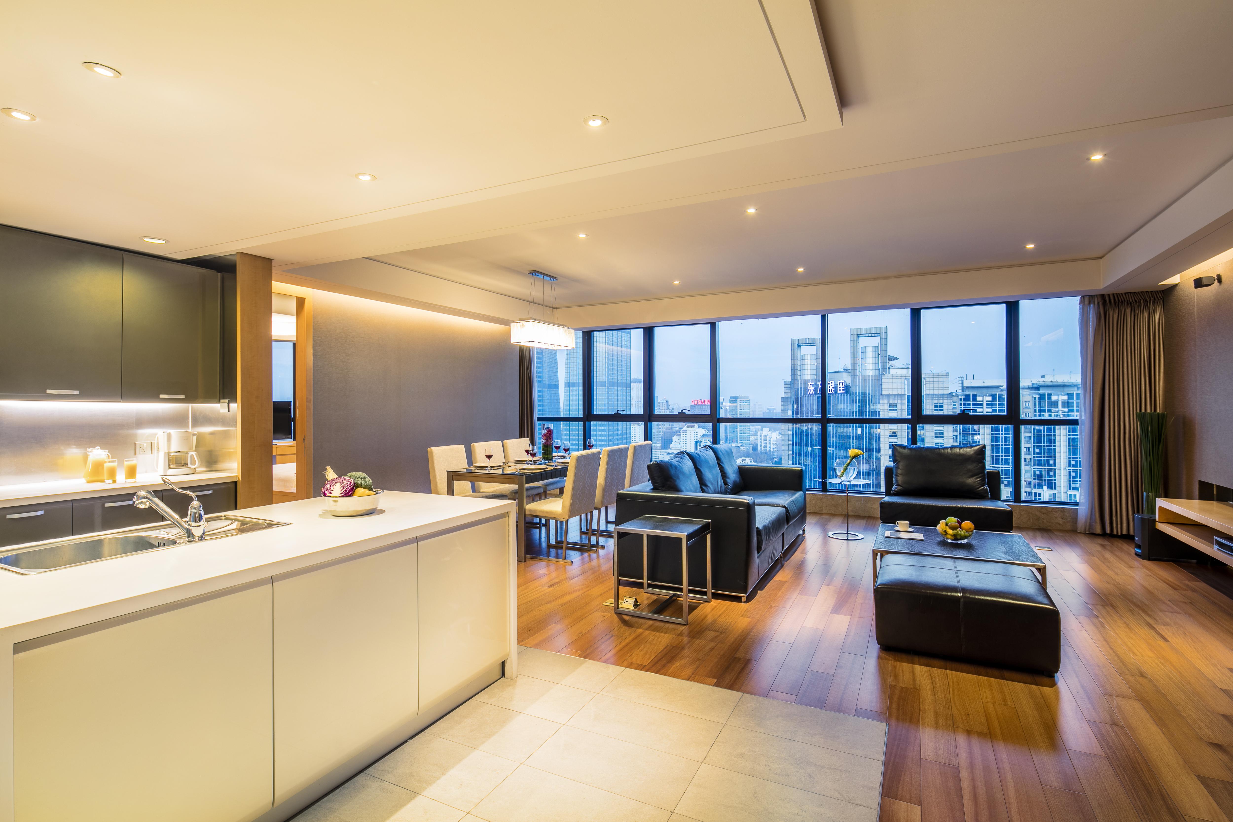 Ascott Raffles City Beijing Bagian luar foto