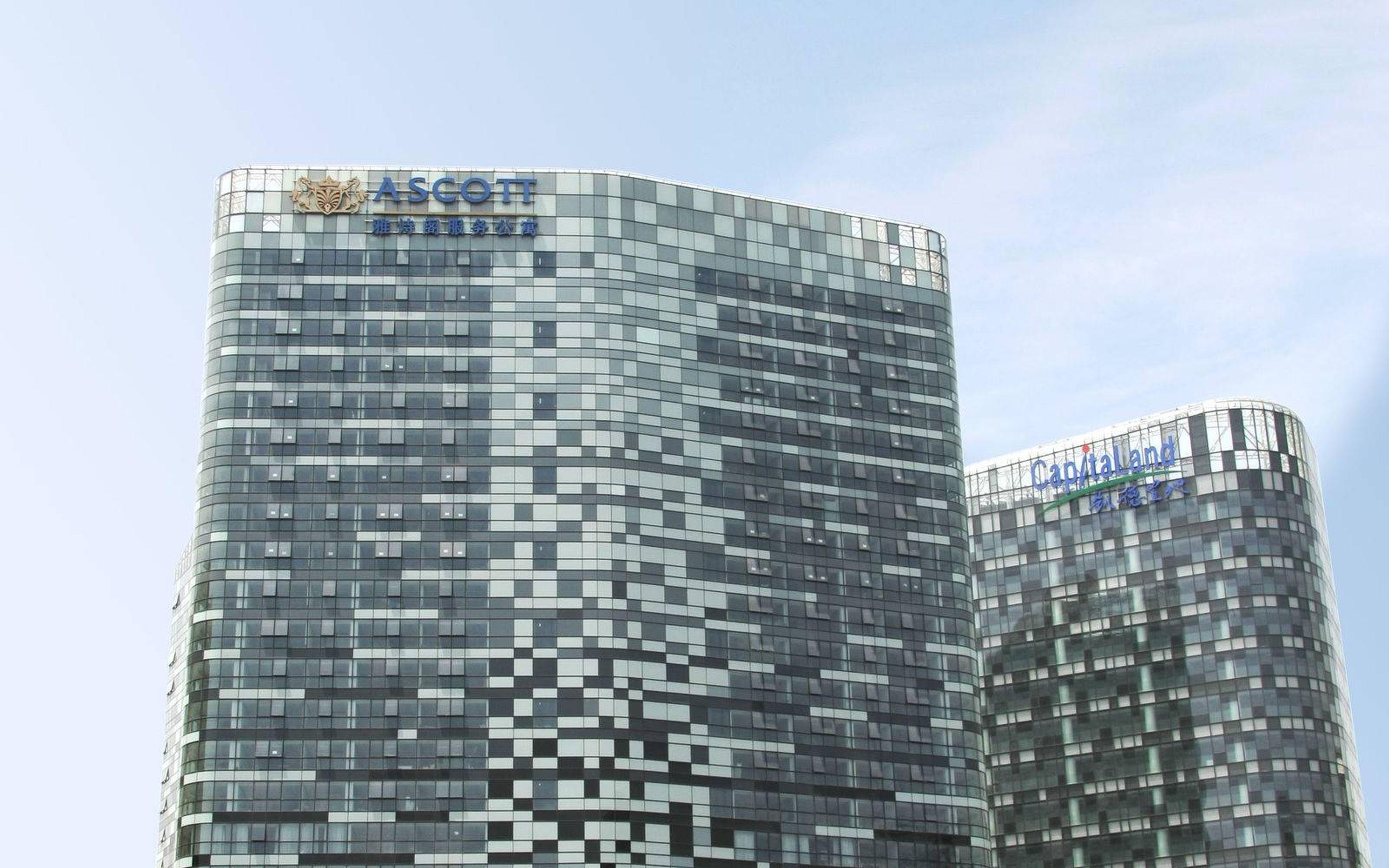 Ascott Raffles City Beijing Bagian luar foto