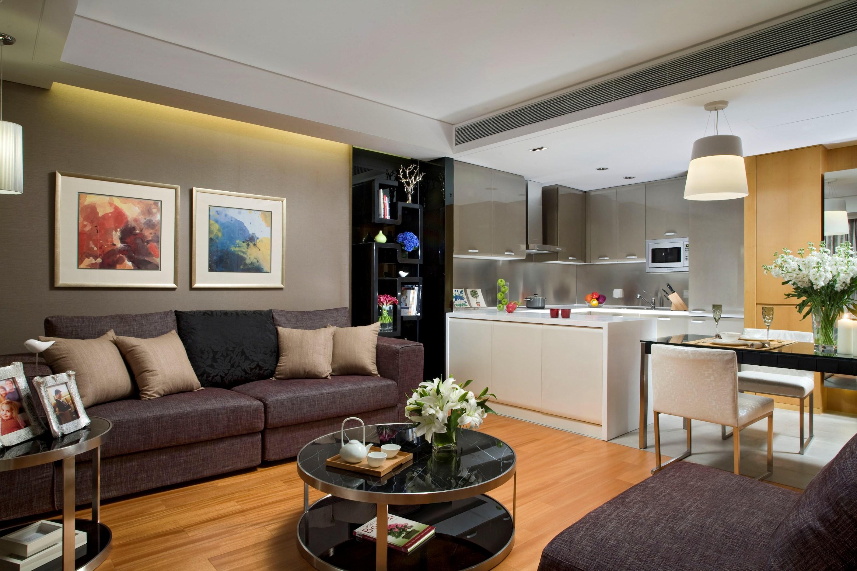 Ascott Raffles City Beijing Apartment Bagian luar foto